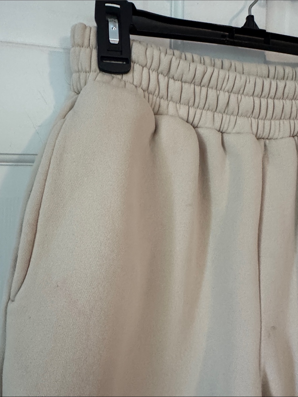 Comfort Women’s Cream Jogger Sweatpants Size M - Picture 7 of 15